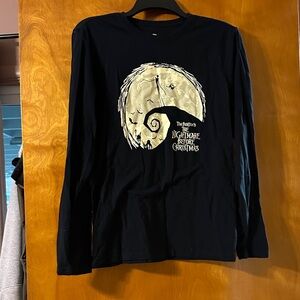 Disney Black Nightmare Before Christmas Long Sleeve Tee